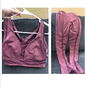 Honeycut dancewear two piece matching set. Never worn